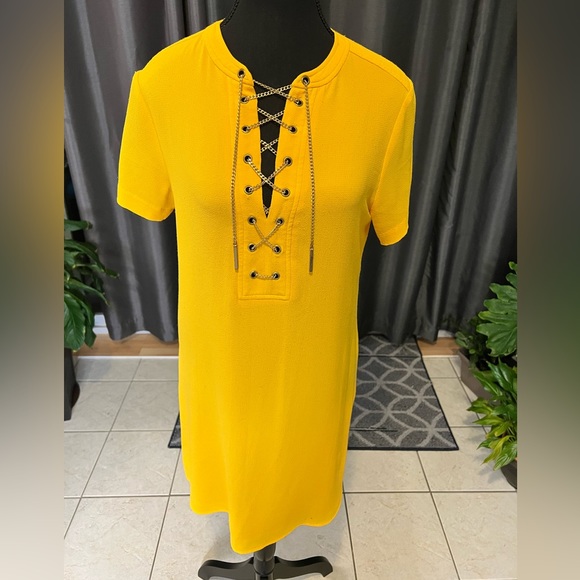 Michael Kors yellow tunic size S - Picture 2 of 6